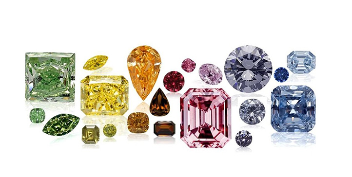 ダイヤモンドはカラーバリエーションが豊富