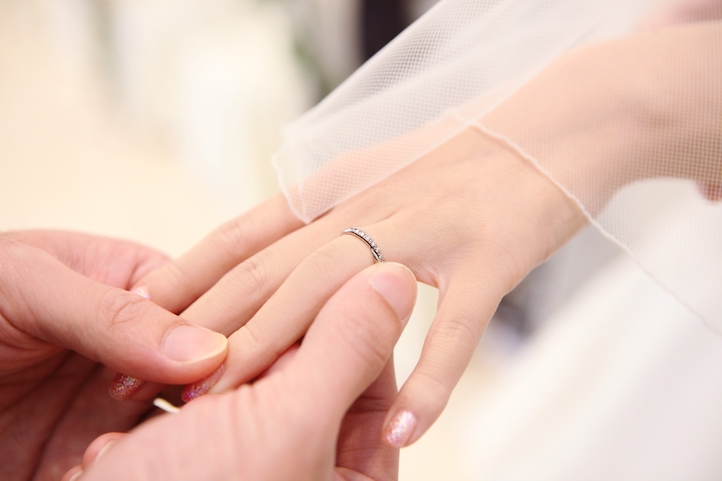 結婚指輪や婚約指輪はPt900以上が主流