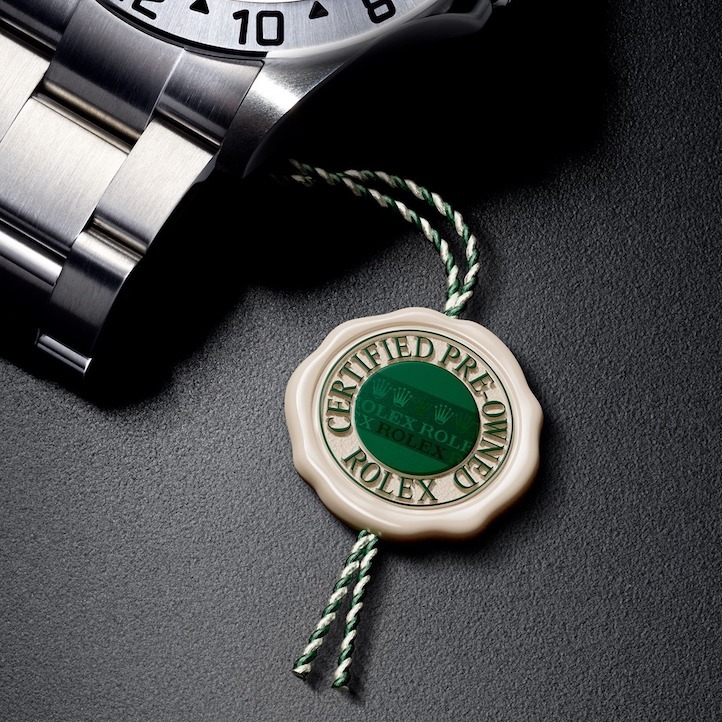Rolex Certified Pre-Ownedのタグ
