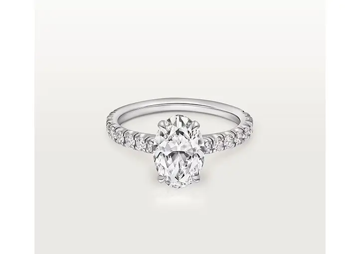 Cartier ソリテール　ダイヤリング 価格変更ここまでです カルティエの婚約指輪の値段はいくら？予算別おすすめデザイン12