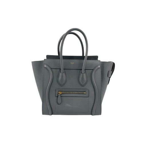 CELINE ラゲージ マイクロ トートバッグ トリコカラー レザー 61011 