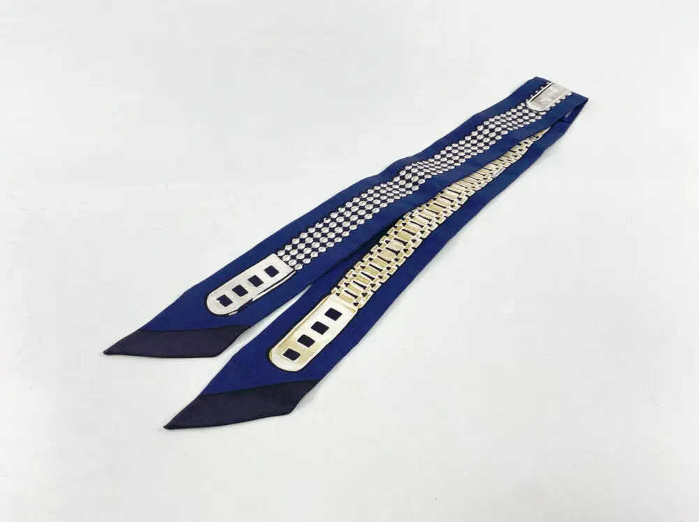 エルメス ツイリー トレゾール ドゥ メドール 希少ブラック 新品未使用② 最短当日発送【新品未使用】エルメス 新作ツイリー ノワール