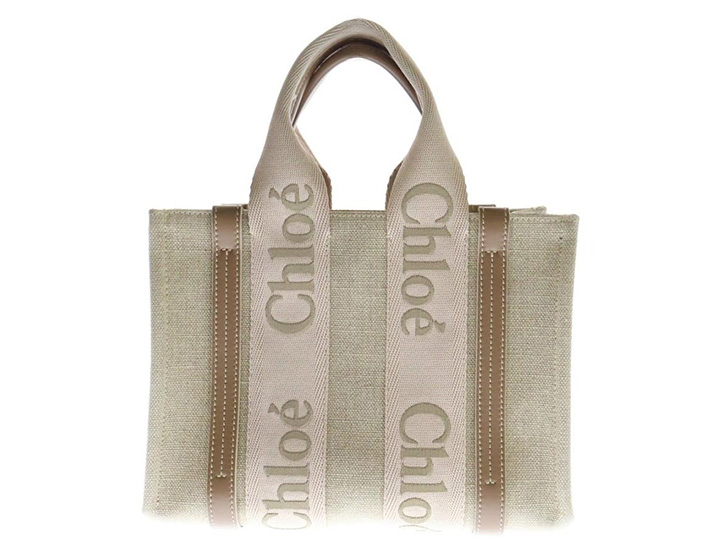 クロエのウッディトートバッグの画像。