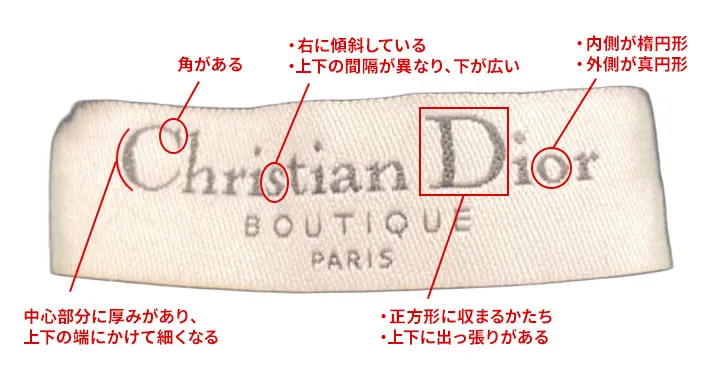 ディオールの偽物の見分け方10選！ロゴ・タグの違いなどを査定のプロが